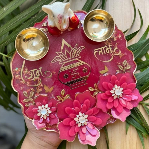 Resin 2024 pooja thali